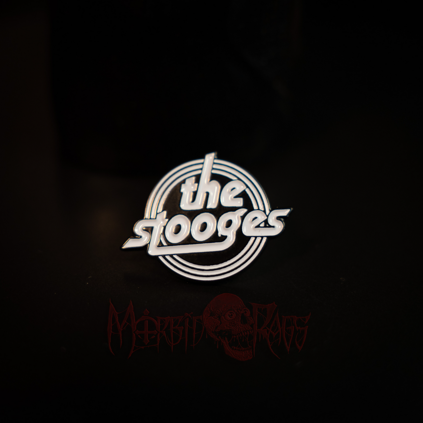 The Stooges Logo Pin