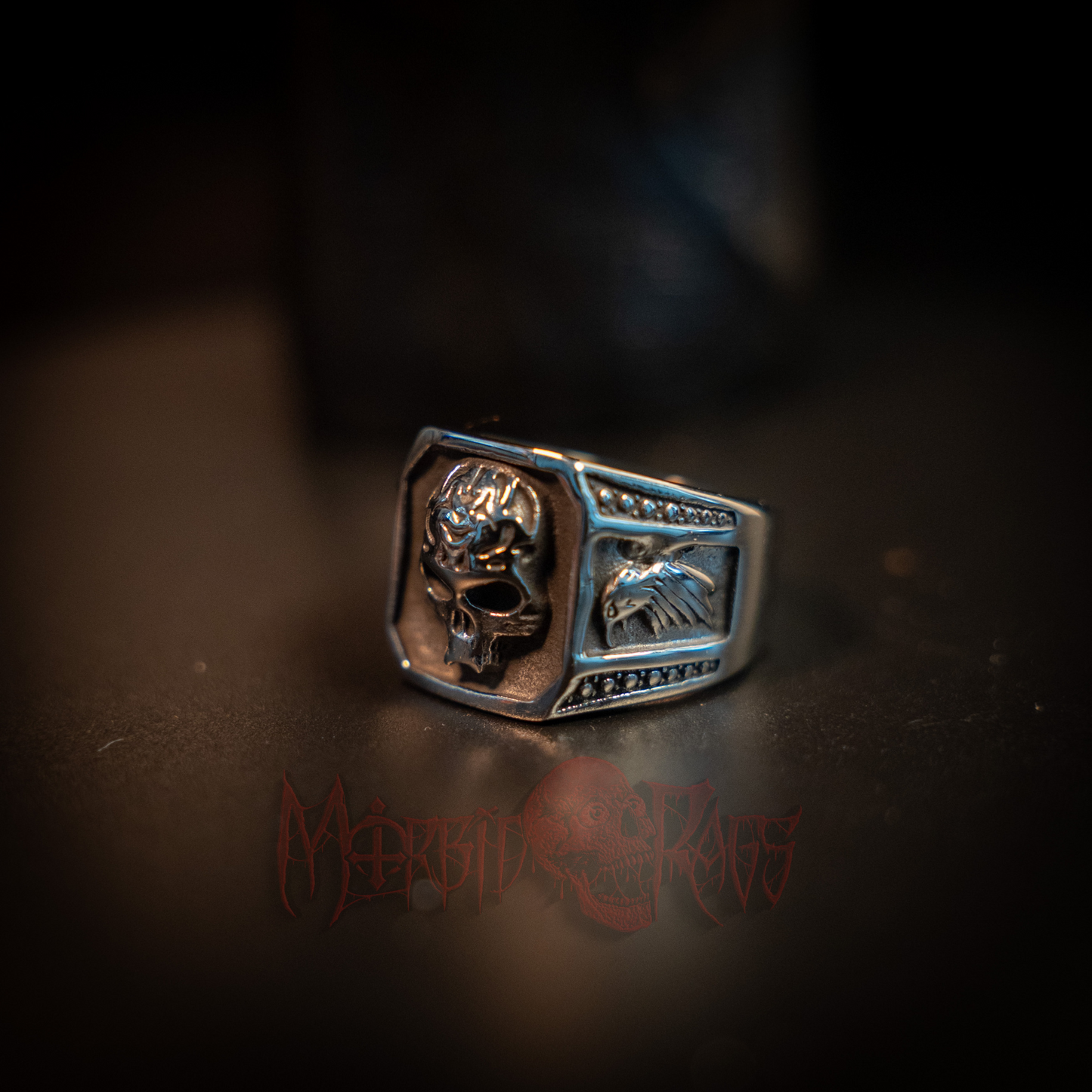 Valerius Skull Ring