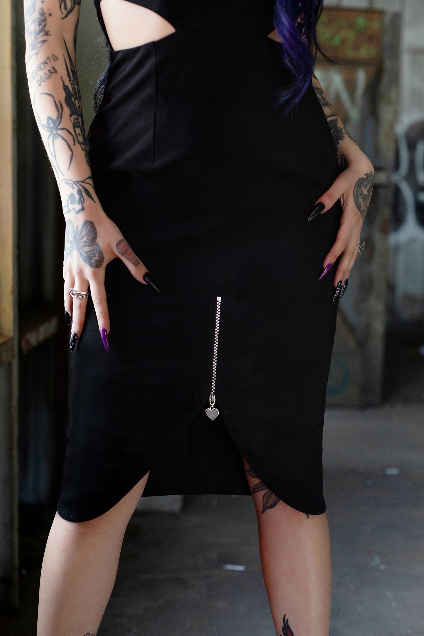 Elizabeth Heart Cut-Out Dress