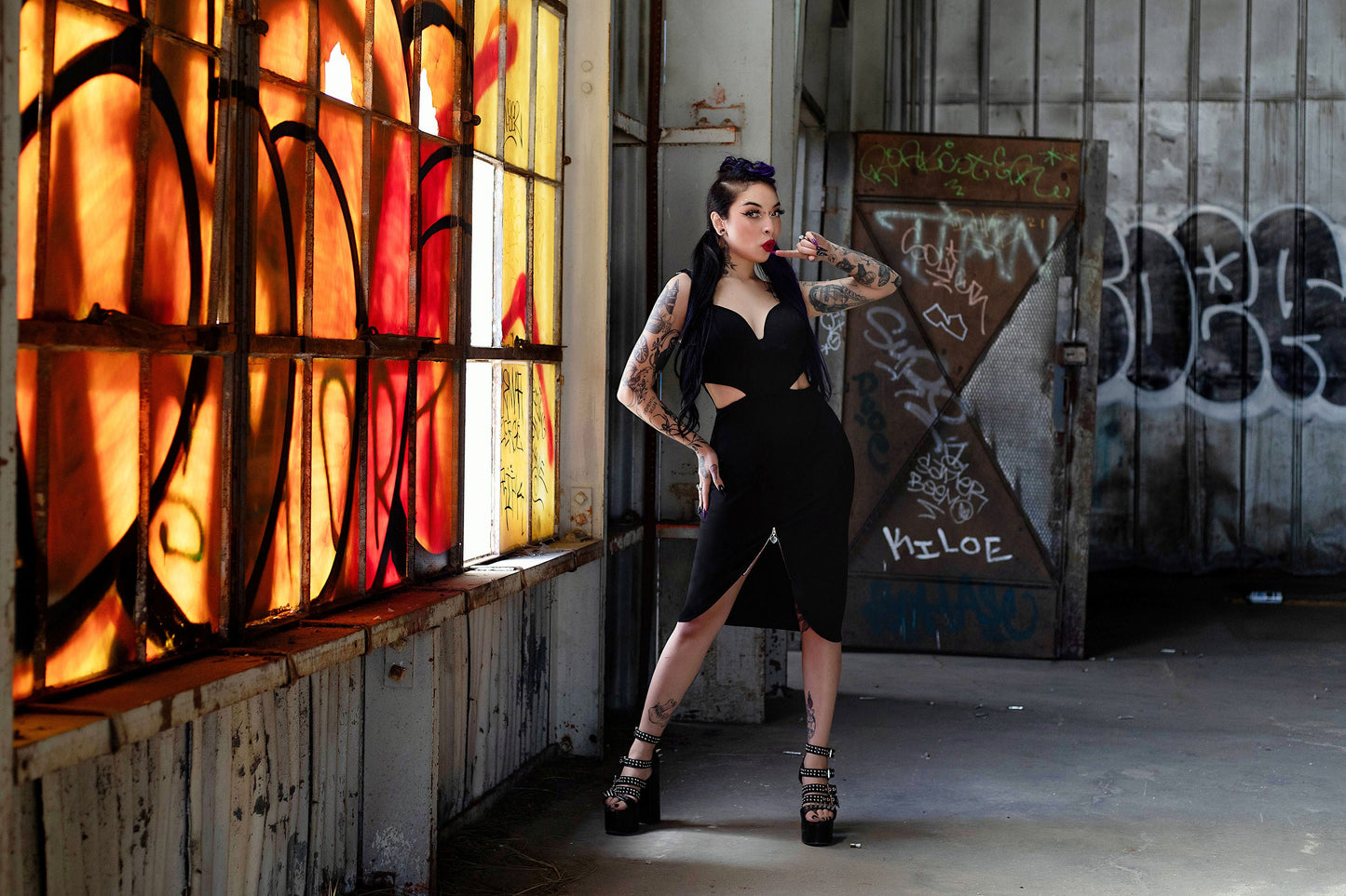 Elizabeth Heart Cut-Out Dress