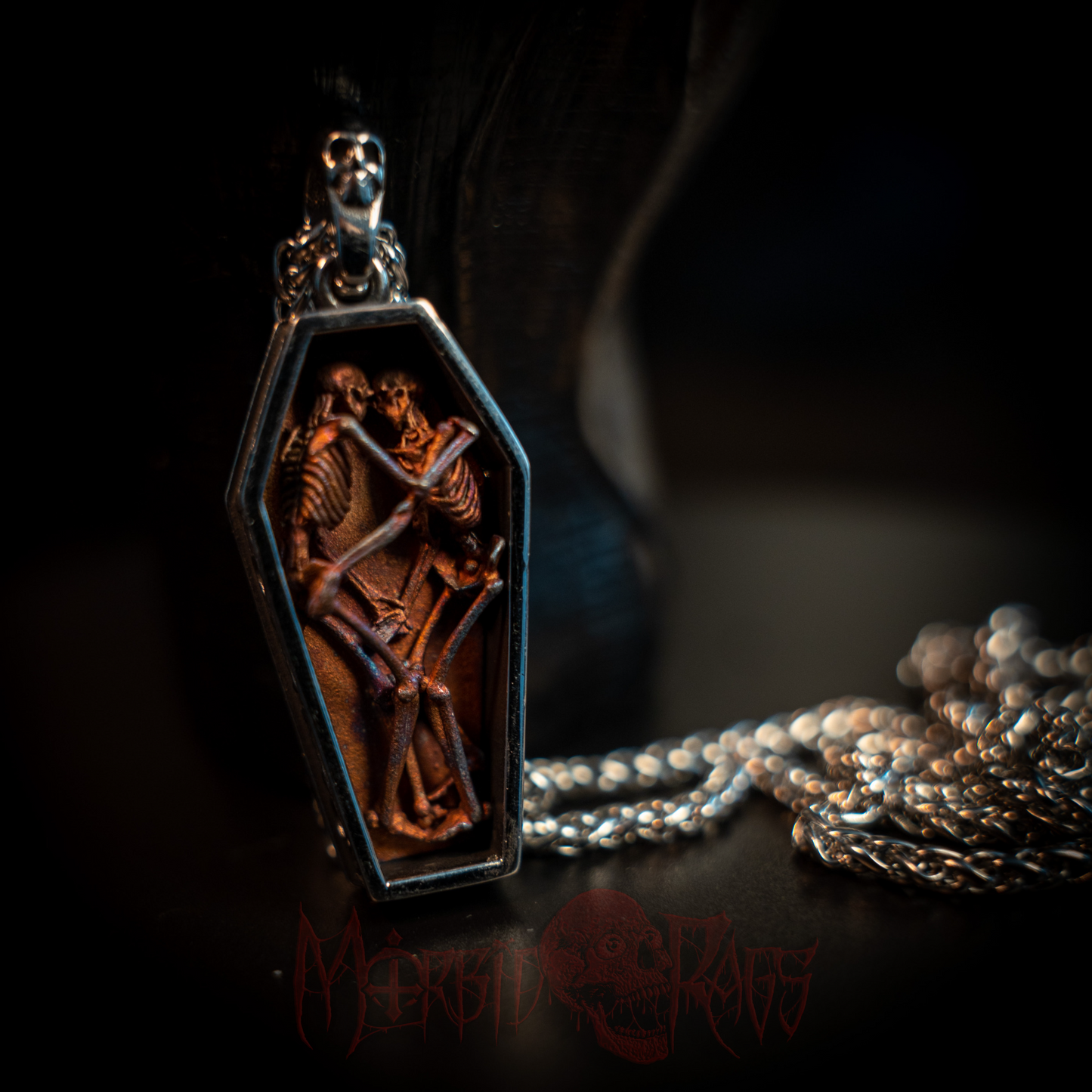 Xerxes Coffin Skeletons Necklace
