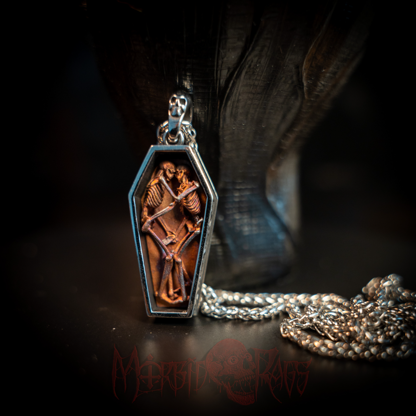 Xerxes Coffin Skeletons Necklace