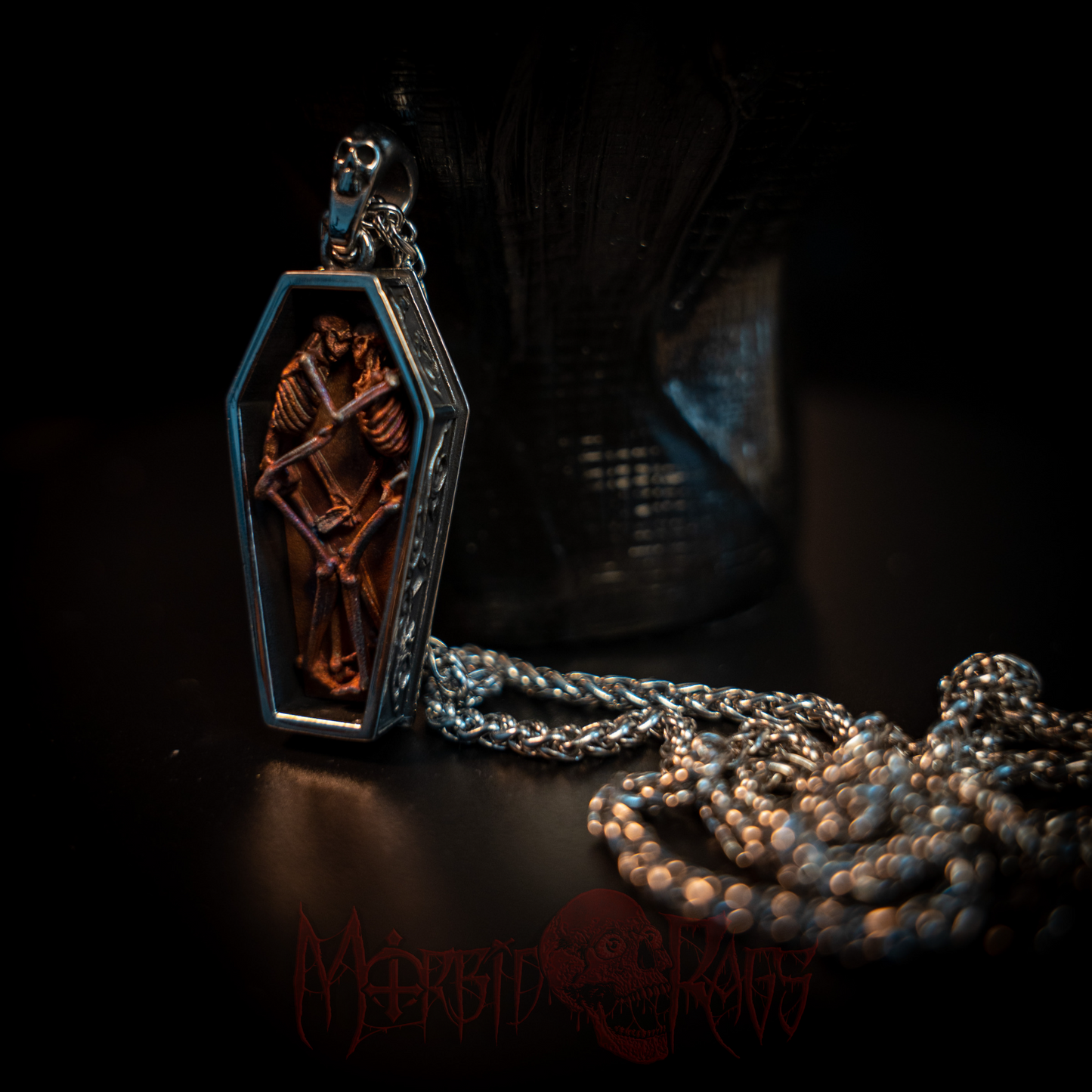 Xerxes Coffin Skeletons Necklace
