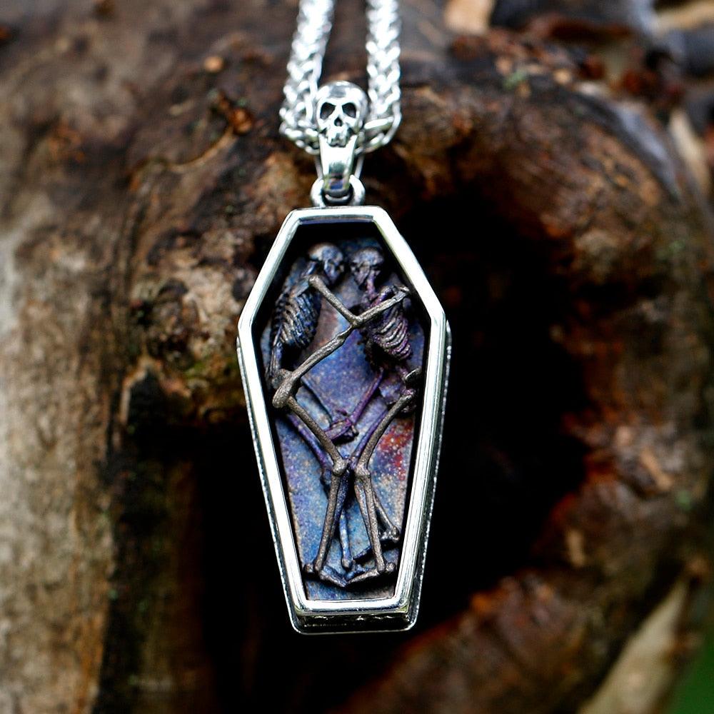 Xerxes Coffin Skeletons Necklace