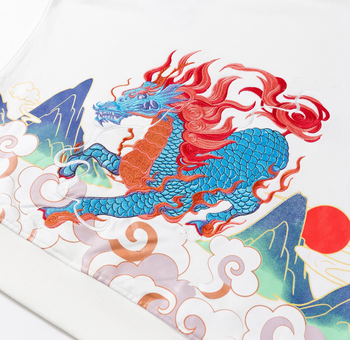 Demon Horse Embroidery Hoodie