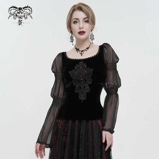 Her Satanic Wickedness Velvet top