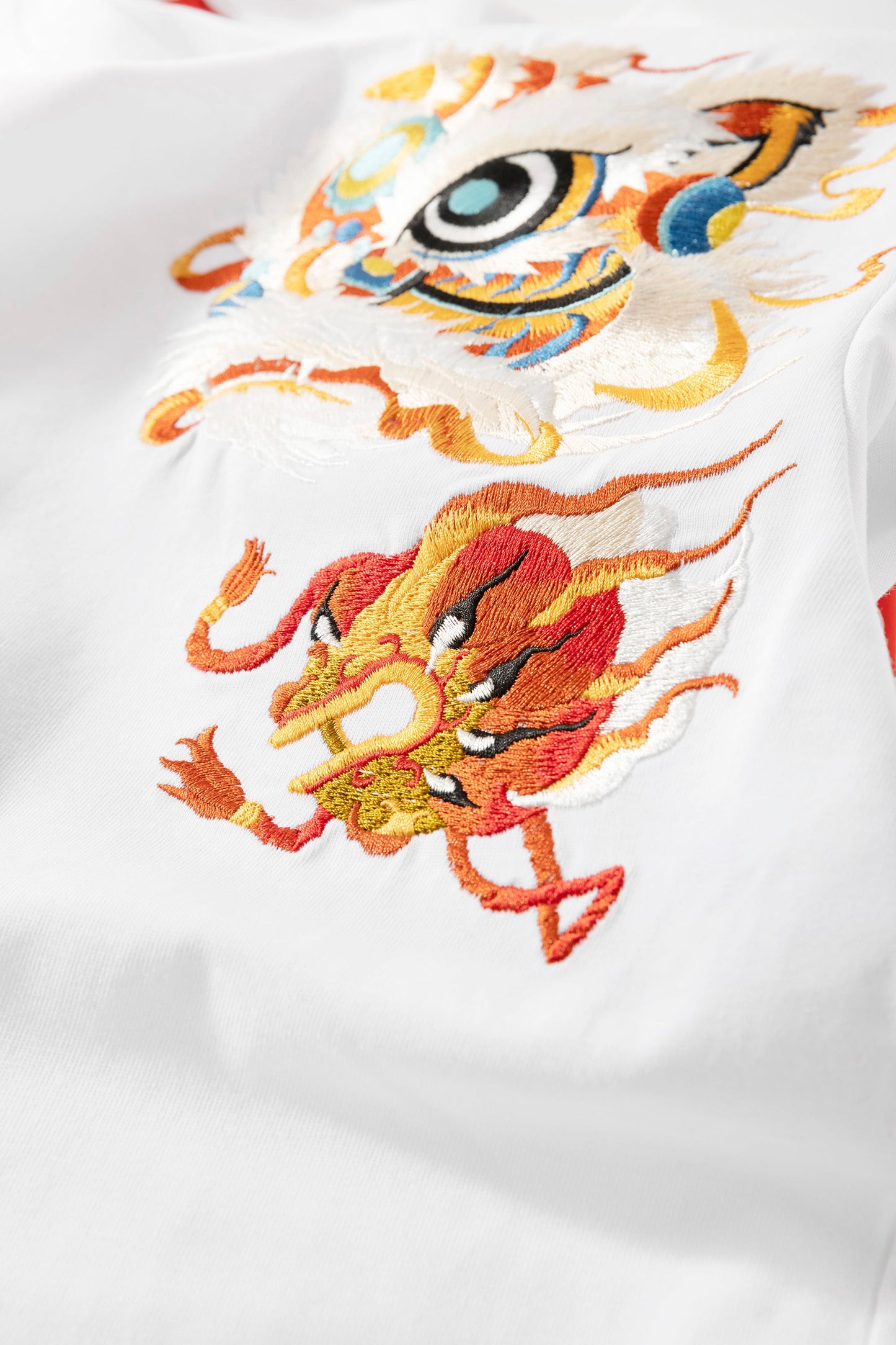 Glorious Lion Embroidery Tee