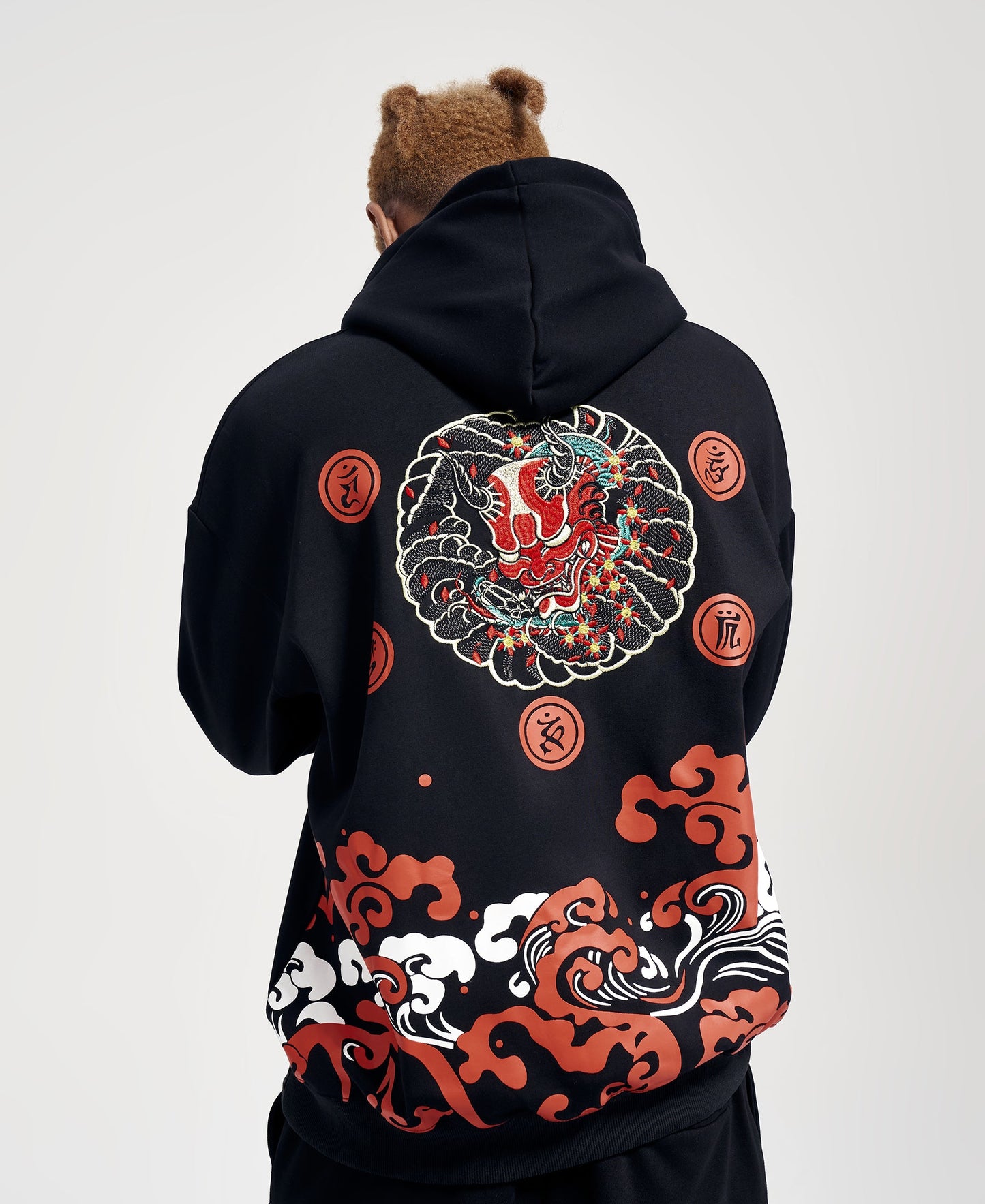 Devil Blood Embroidery Hoodie