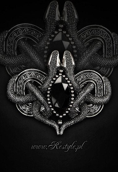 Snakes of Avalon Hairclip