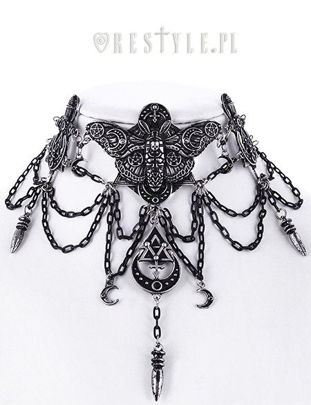 Restyle Occult Moth Choker