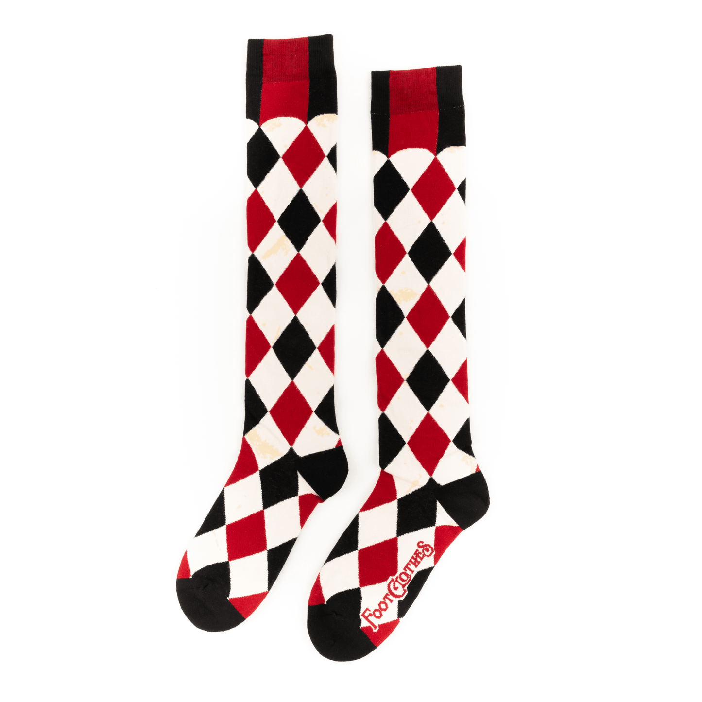Haunting Harlequin Knee High Socks