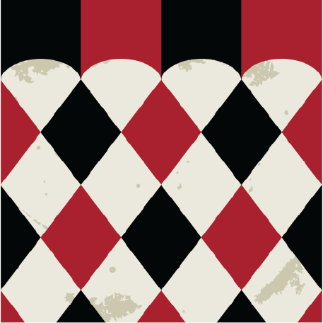 Haunting Harlequin Knee High Socks