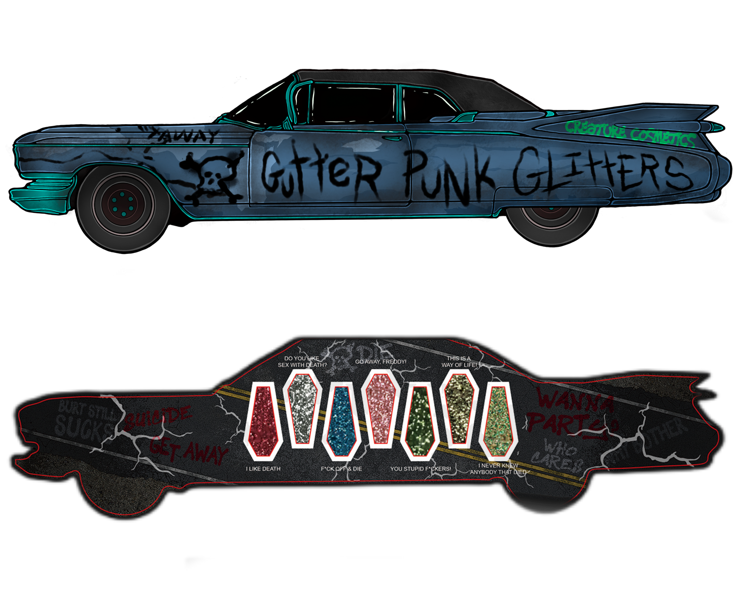 GUTTERPUNK GLITTERS PALETTE