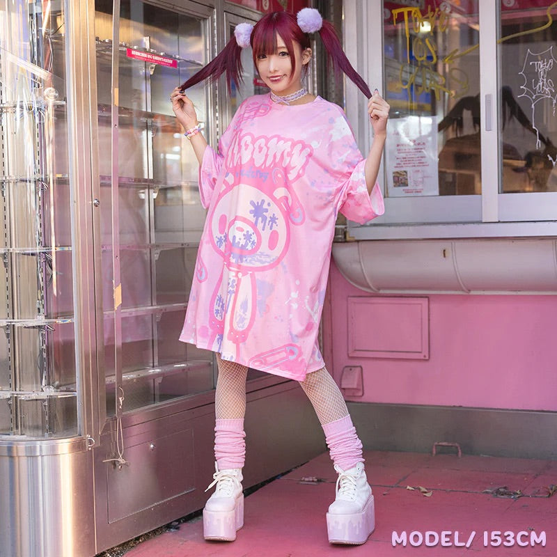 ACDC Rag Free Size Pink Gloomy Tee