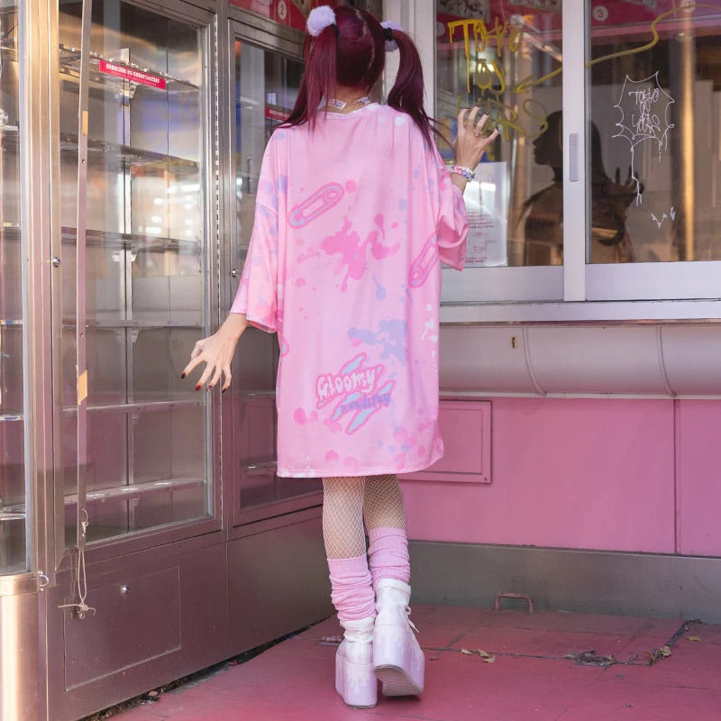 ACDC Rag Free Size Pink Gloomy Tee