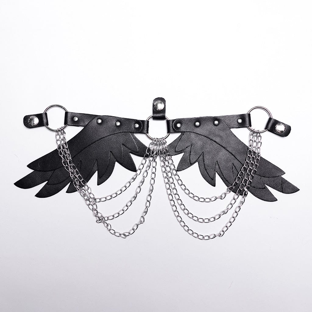 Black Feather Wing Harness