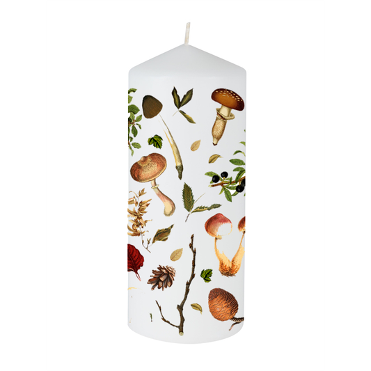 Large Green Witch Mushroom Altar Candle