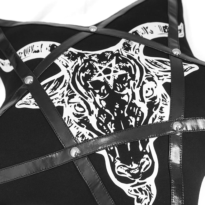 Devil Fashion Baphomet Pillow