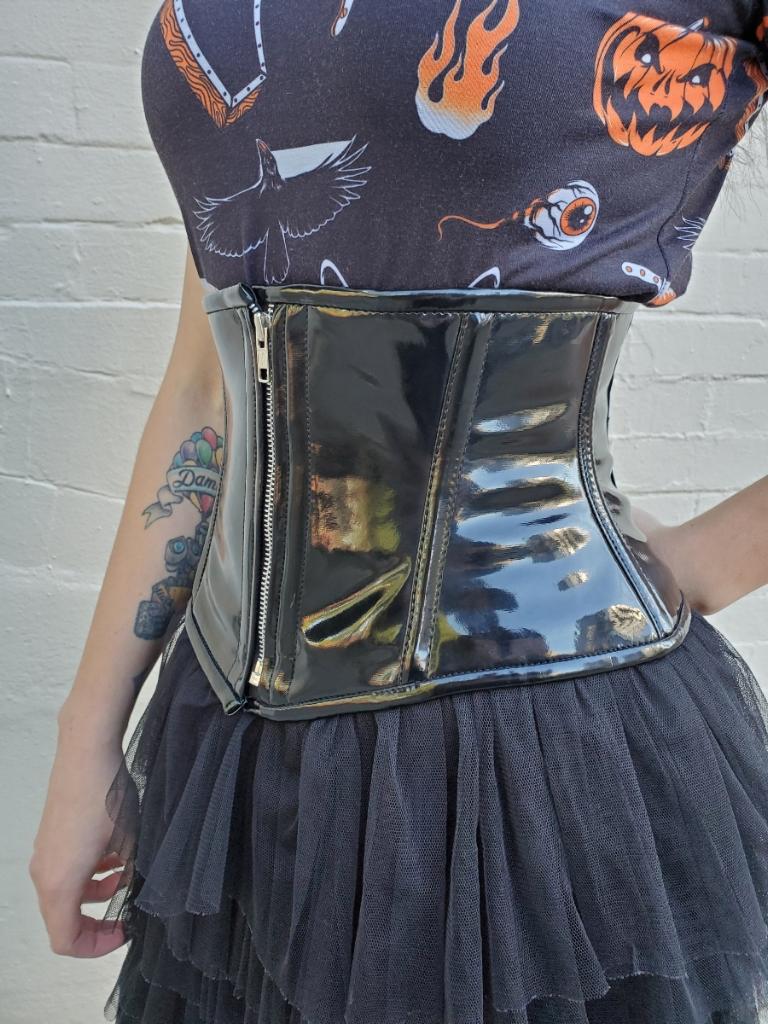 Daisy Corsets Vinyl Underbust (Plus Sizing Available)