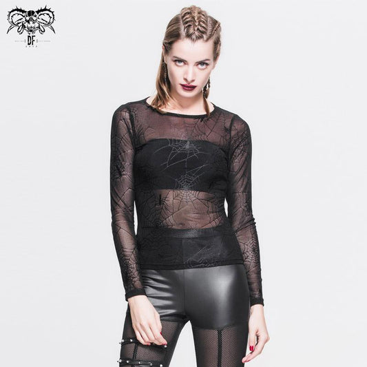 Spiderweb Mesh Top