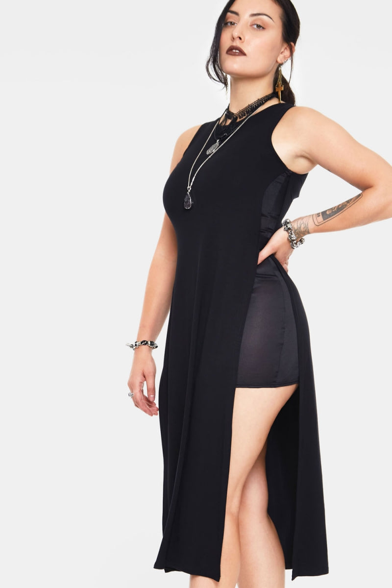 Jersey Side Detail Dress