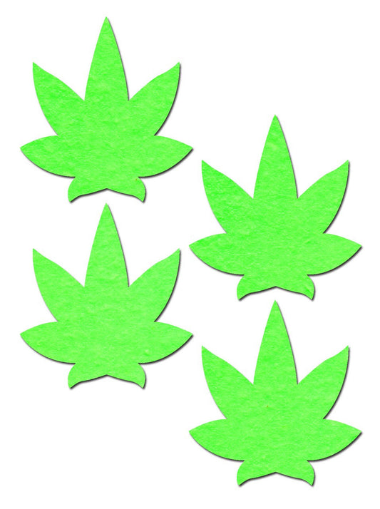 Pastease Petites Glow in the Dark Pot Leafs