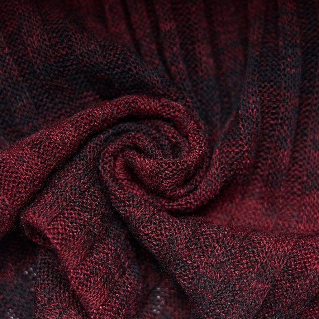 Black and Red Grunge Leg Warmers