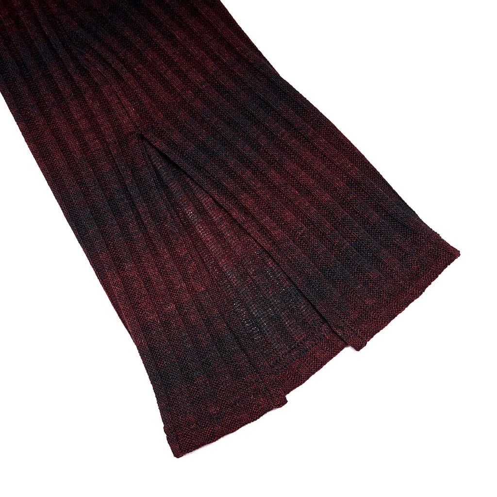 Black and Red Grunge Leg Warmers