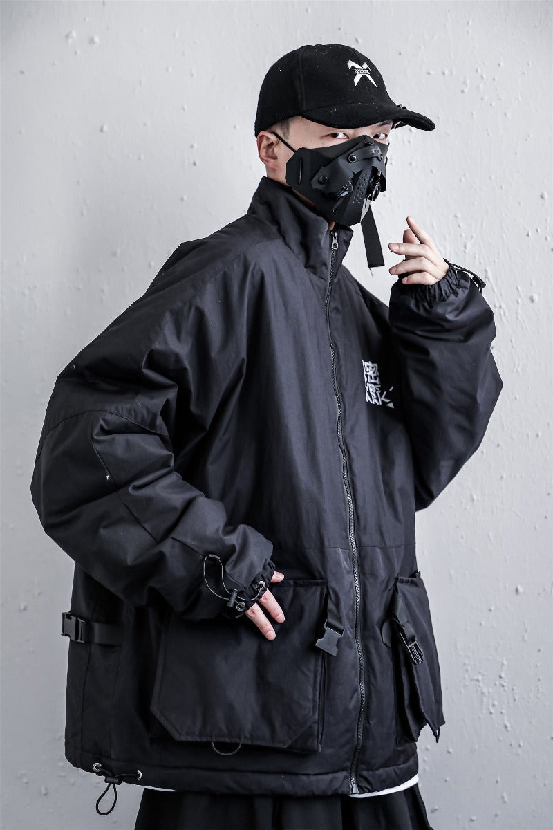 Black Neighborhood Winter Jacket