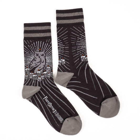 Night Owl FootClothes x Hagborn Collab Crew Socks