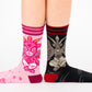 Evil AF Baphomet Crew Socks