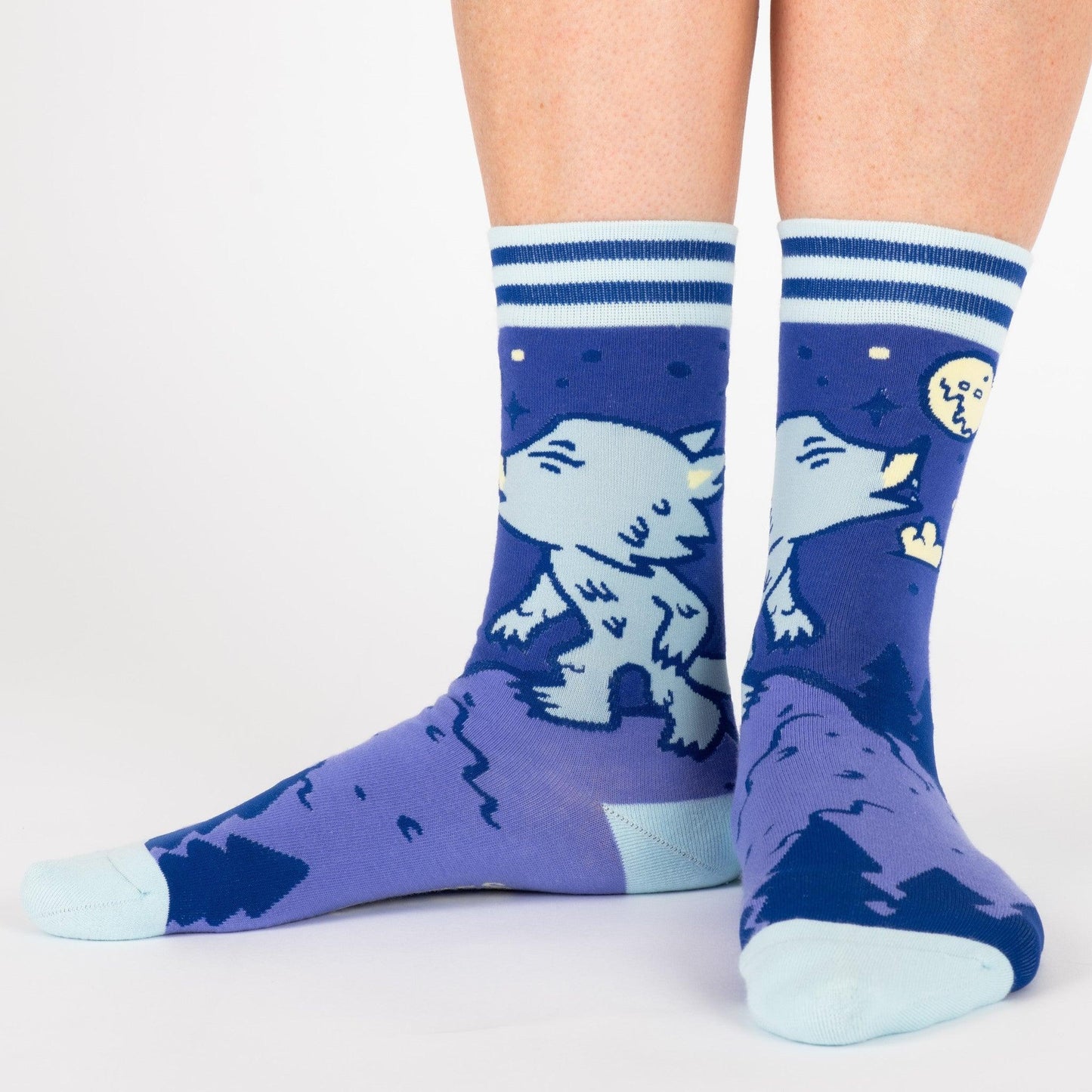 Cute Werewolf Crew Socks