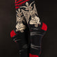 Evil AF Baphomet Crew Socks