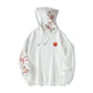 Flying Fire Dragon Embroidery Hoodie