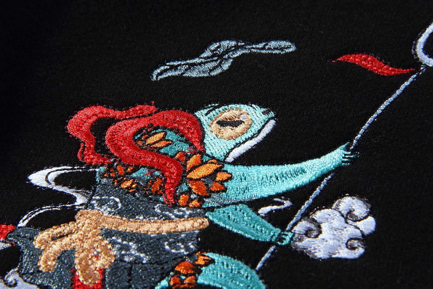 Frog Warrior Embroidery Jacket