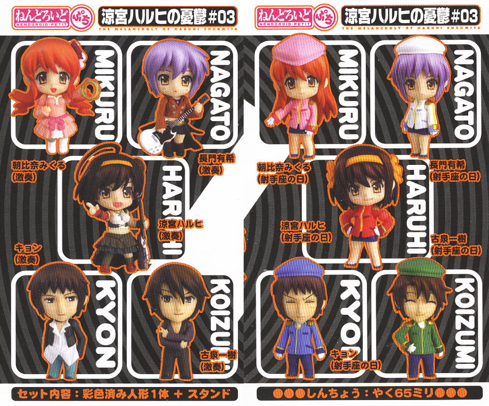 Nendoroid-Petit Melancholy of Haruhi Suzumiya #03 Blind Box (1 Blind Box)