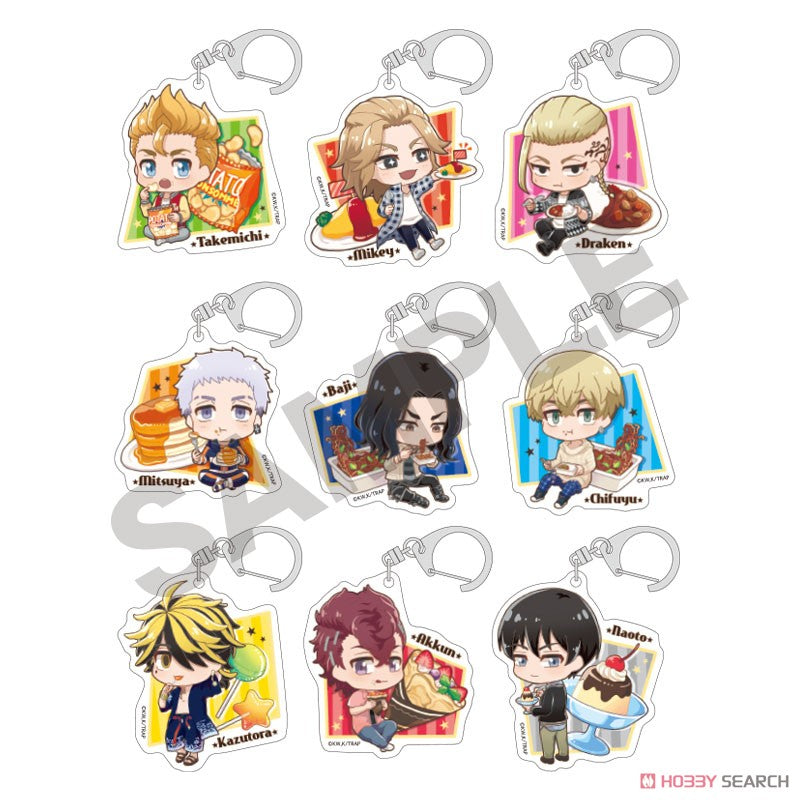 Tokyo Revengers Trading Acrylic Key Ring Chara Peko Blind Box (1 Blind Box)