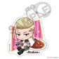 Tokyo Revengers Trading Acrylic Key Ring Chara Peko Blind Box (1 Blind Box)