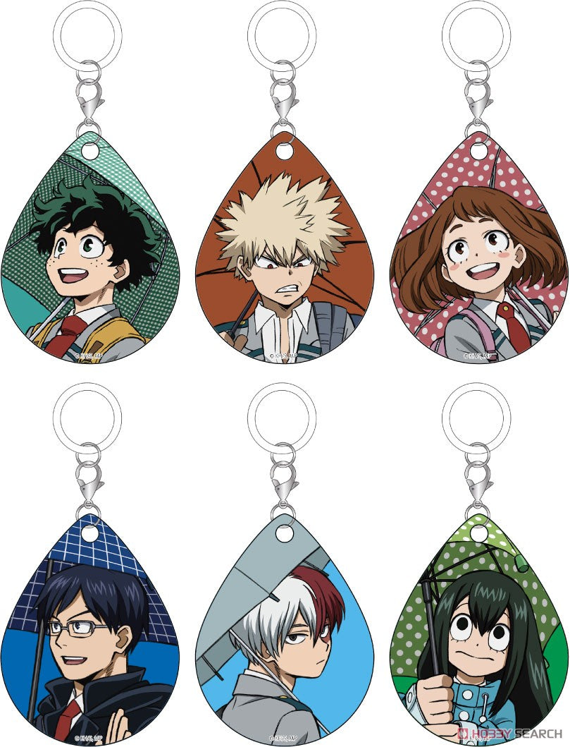 My Hero Academia Trading Acrylic Charm (Umbrella Maker) (Rainy Day) Keychain blind box ( 1 Blind Box )