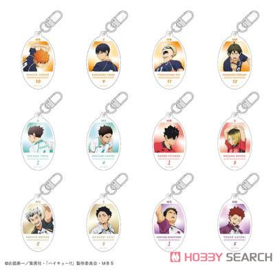 Haikyu!! Trading Round Key Ring Blind Box ( 1 Blind Box )