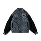 Checkered Winter Bomber Jacket