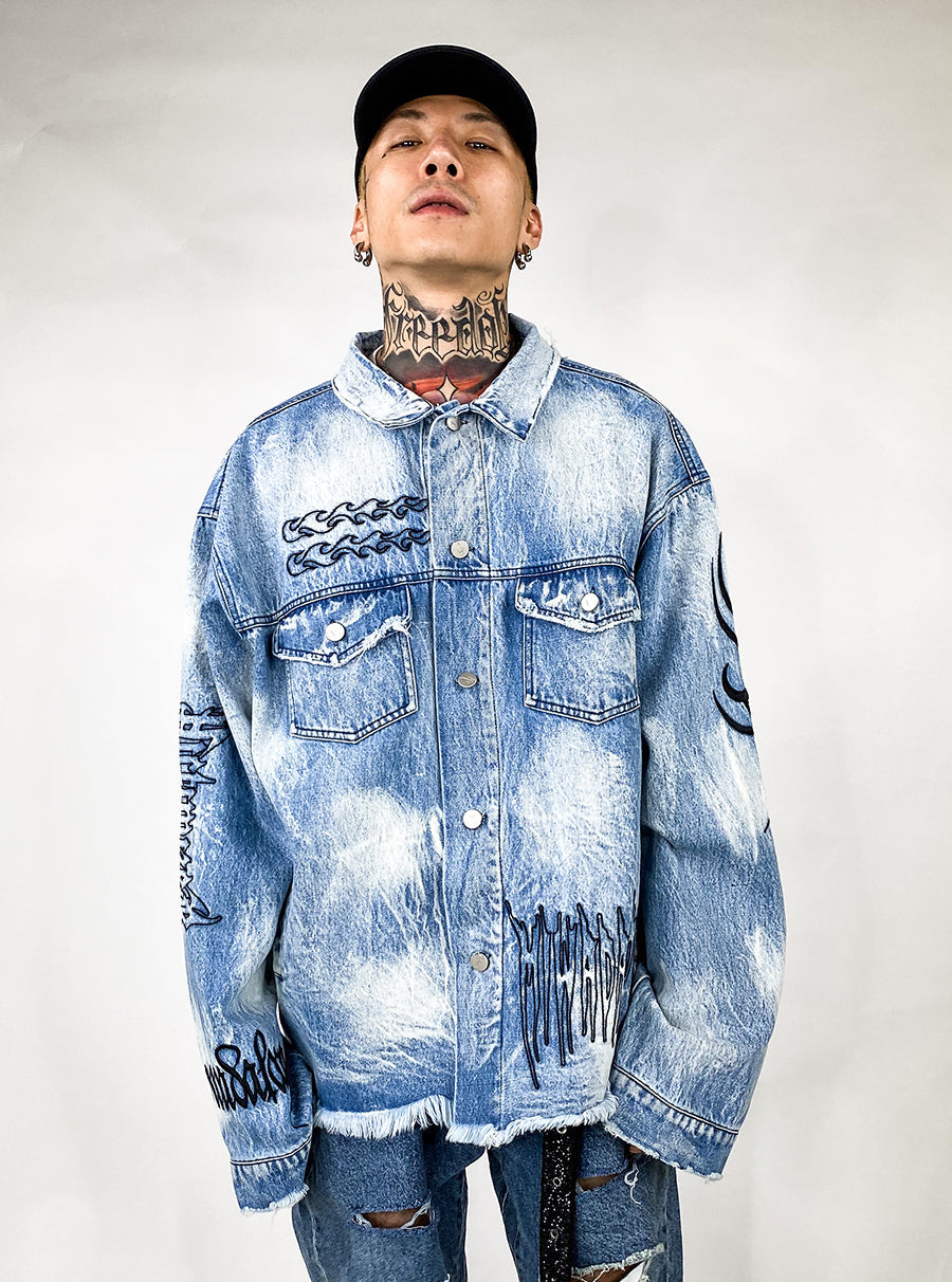 Shadow Destruction Denim Jacket