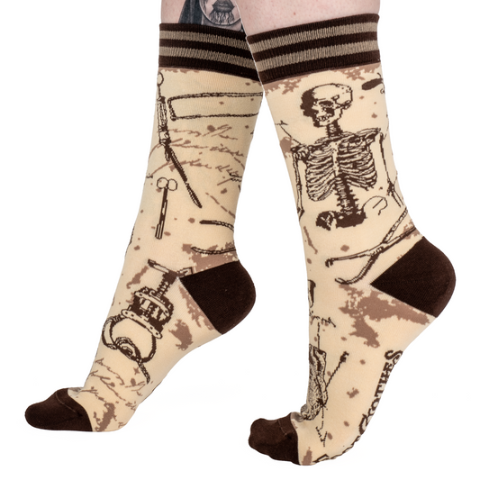 Antique Medical Crew Socks