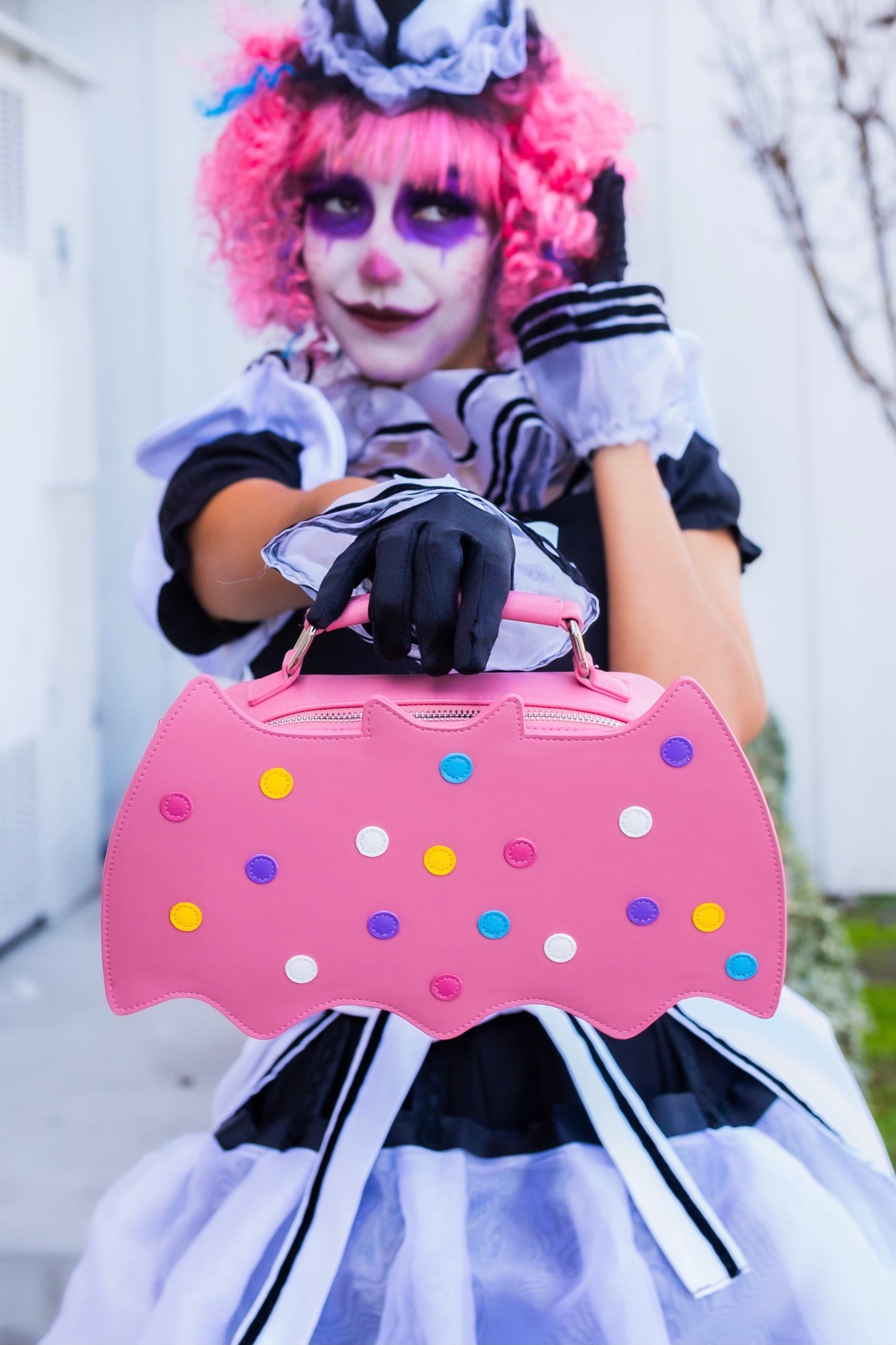 Circus Cookie Bat Crossbody Bag