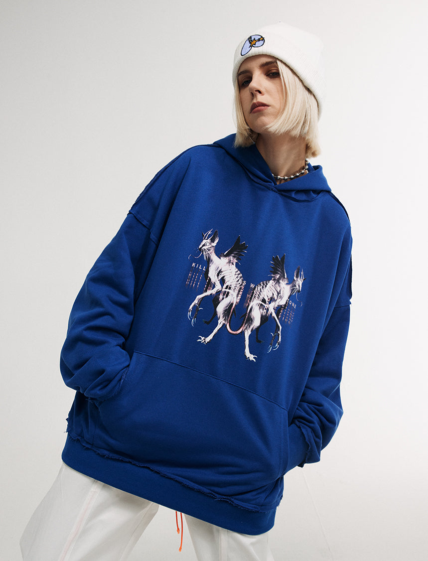 Flying Devil Cats Hoodie