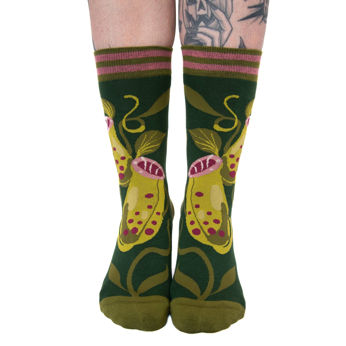 Pitcher Plant Crew Socks