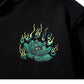 Emerald Tiger Embroidery Hoodie