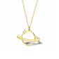 Return to Saturn Necklace - Gold
