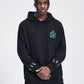 Emerald Tiger Embroidery Hoodie