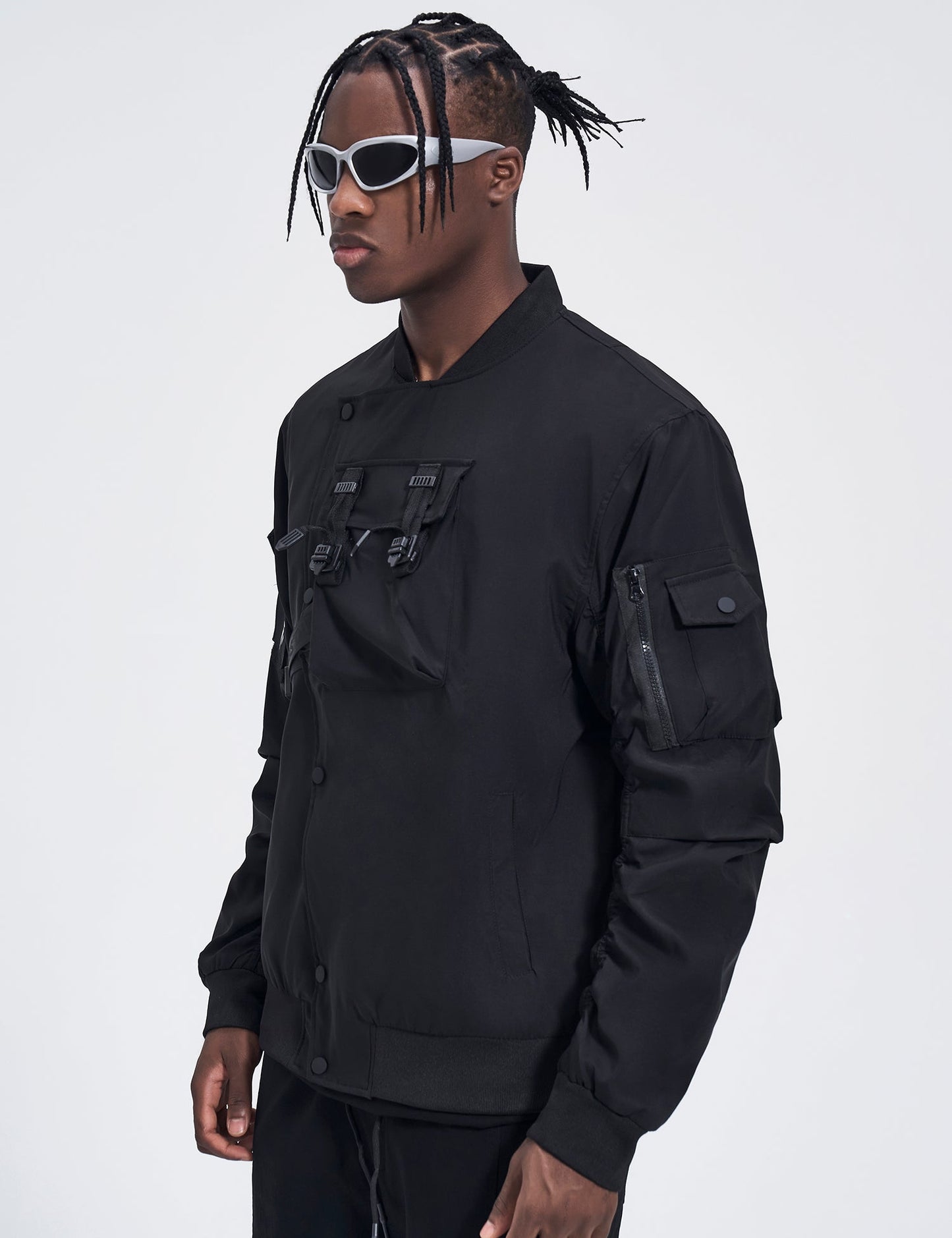 Scar Slash Utility Bomber Jacket